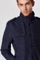 Manteau en laine boutonné