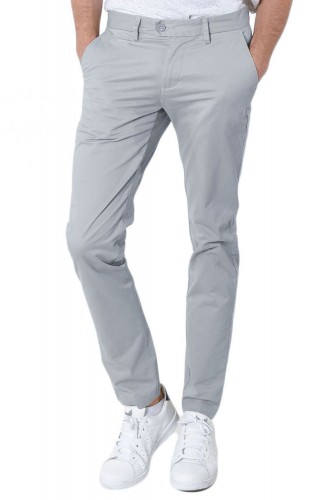 pantalon chino gris