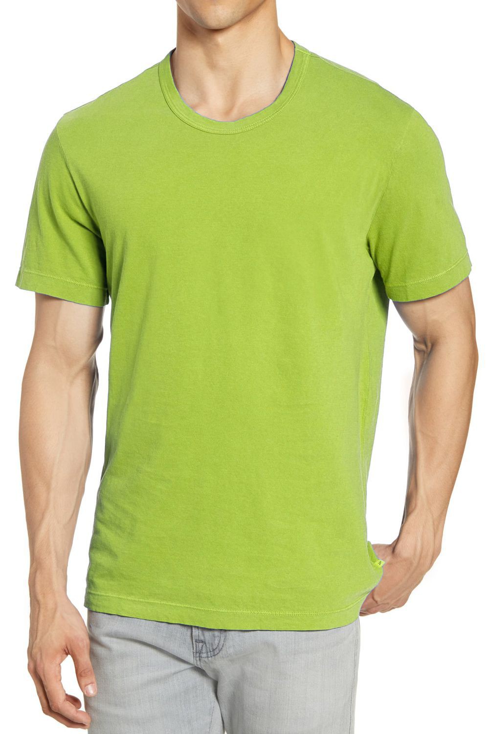 T-Shirt vert manches courtes