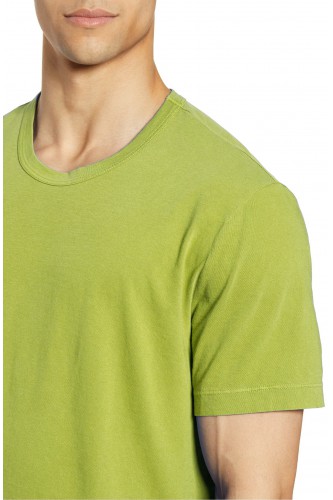 T-Shirt vert manches courtes