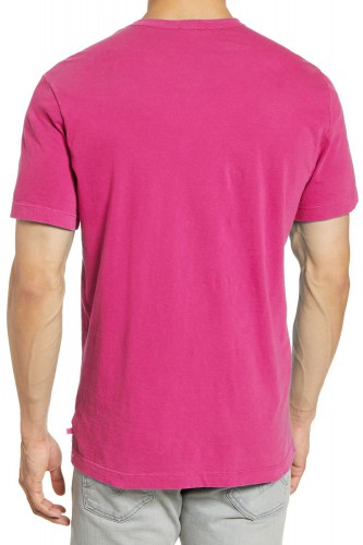 T-Shirt rose manches courtes