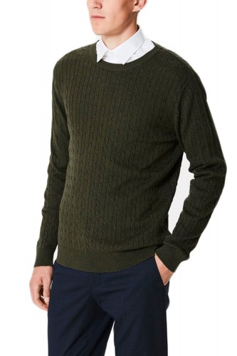 Pull tricot col rond