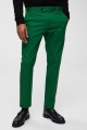 Pantalon en polyviscose vert