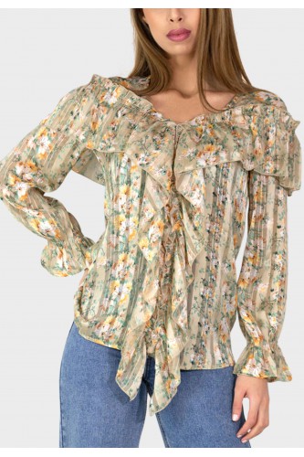 blouse imprimé floral
