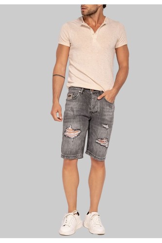 Calções de ganga Kebello com