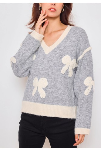 Pull col v bien chaud pour l hiver | Kebello com