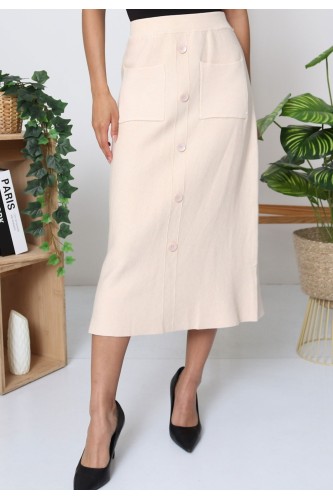 A buon mercato gonna lunga con cintura per le donne su Kebello