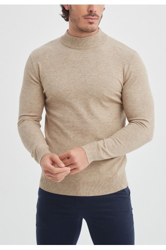 Camisola de gola alta para homem da kebello