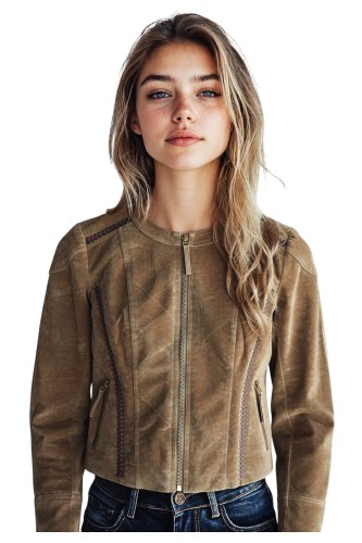 Casaco perfecto em pele de pitão barato | Kebello com